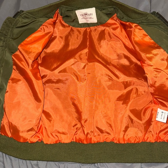 Green Bomber Jacket with Mickey Mouse Patches 4T-5T - Picture 6 of 11